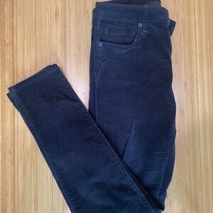 Edyson 28L Skinny Black Corduroy Pants